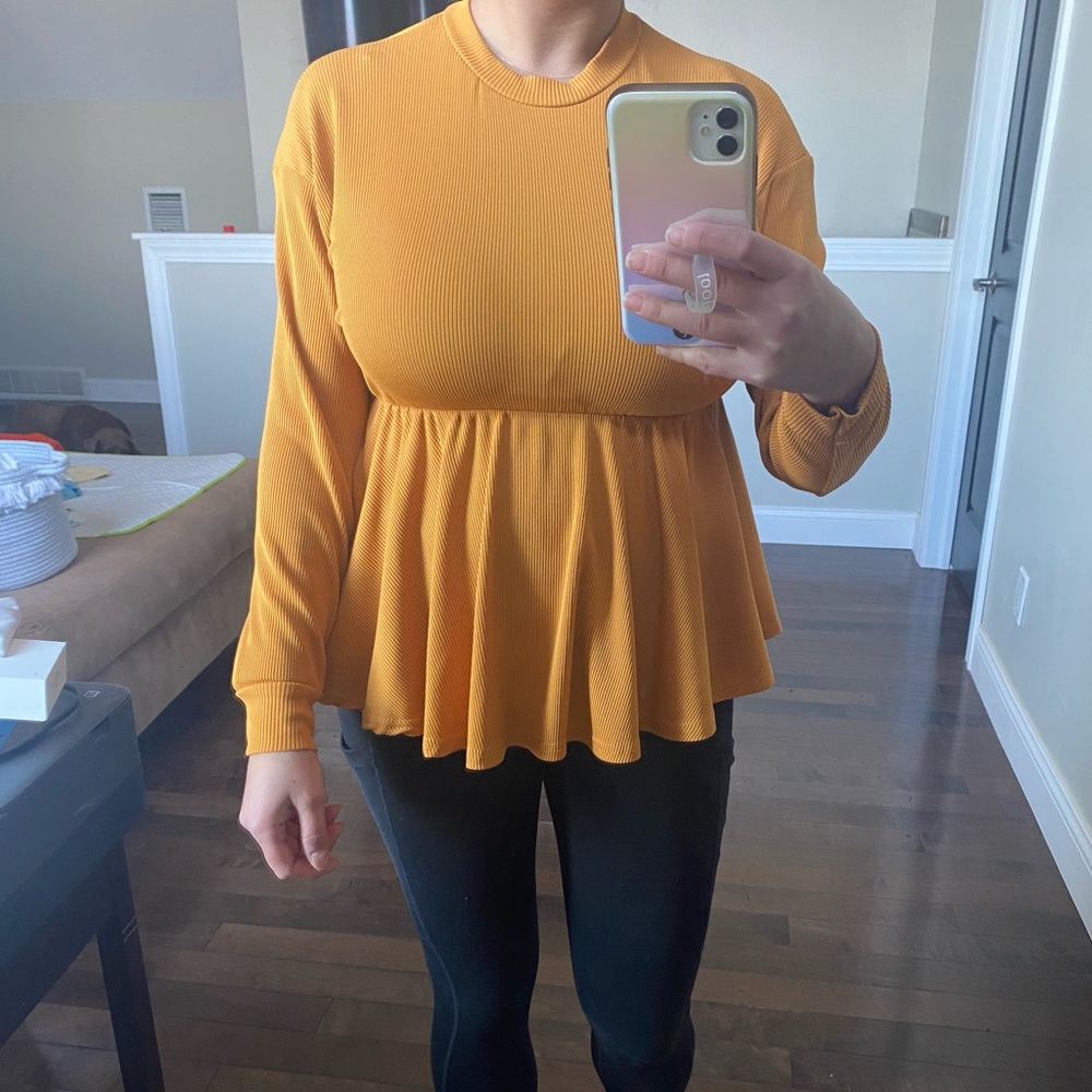 Boohoo maternity peplum